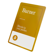 Burner Bitcoin card